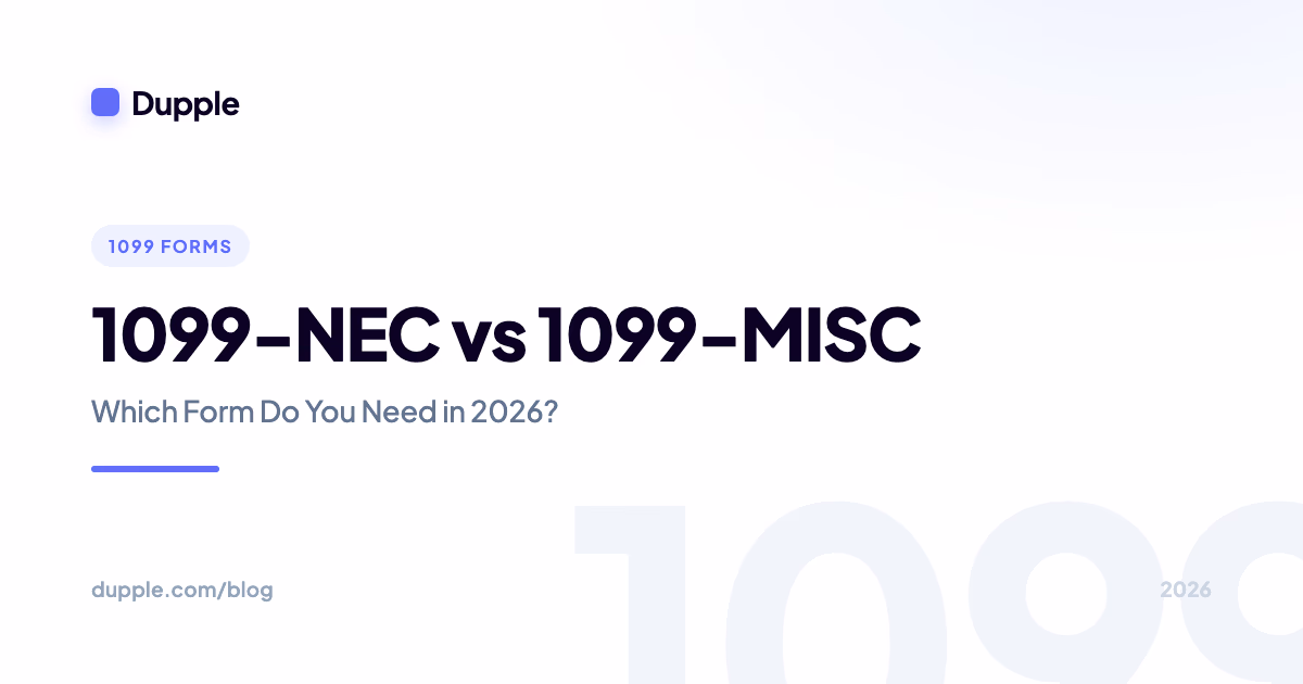 1099-NEC vs 1099-MISC: Which Form Do You Actually Need in 2026?