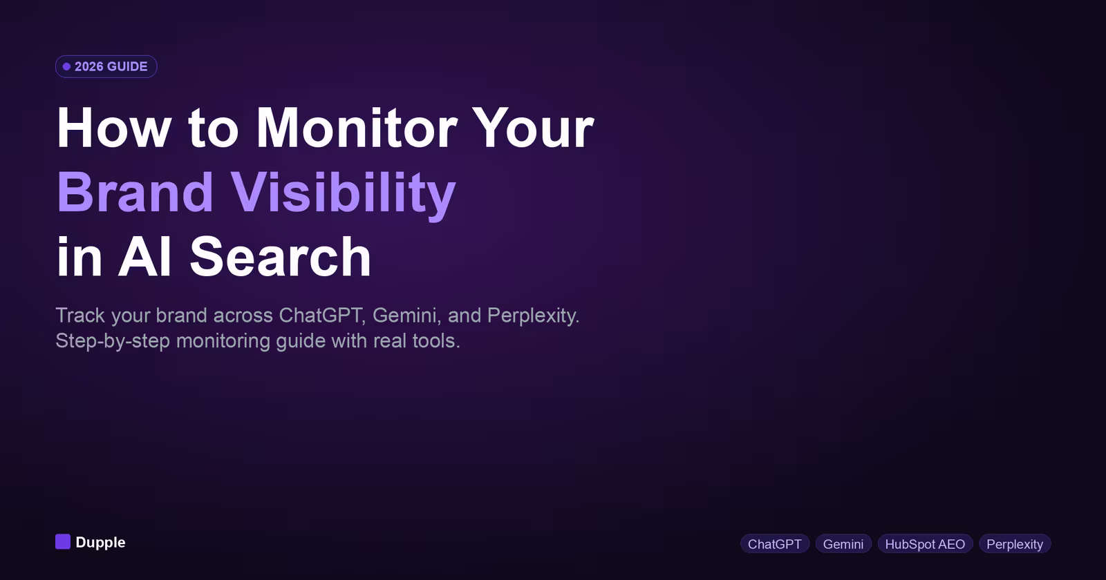 How to Monitor Your Brand Visibility in AI Search (2026)