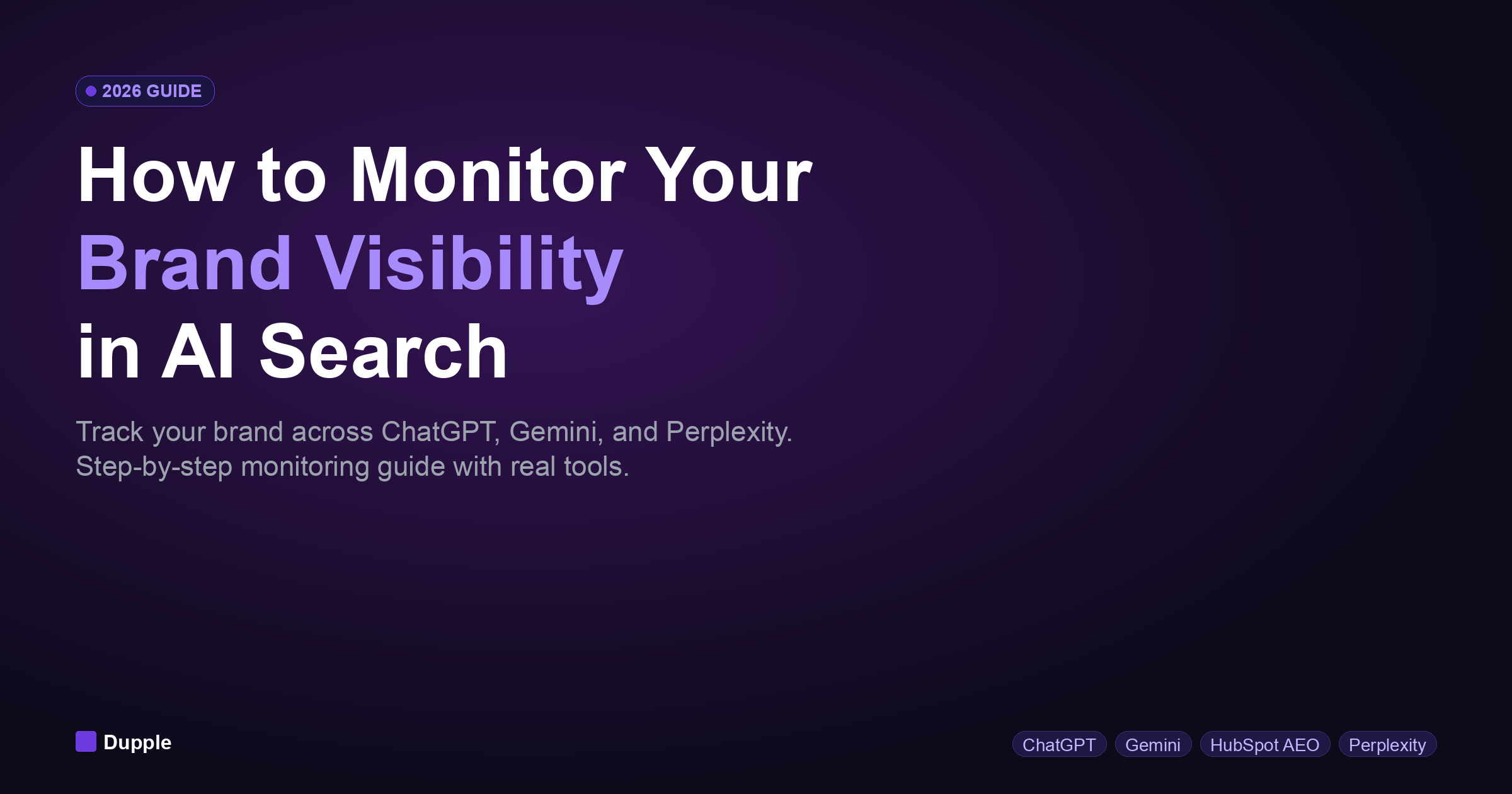 How to Monitor Your Brand Visibility in AI Search (2026)
