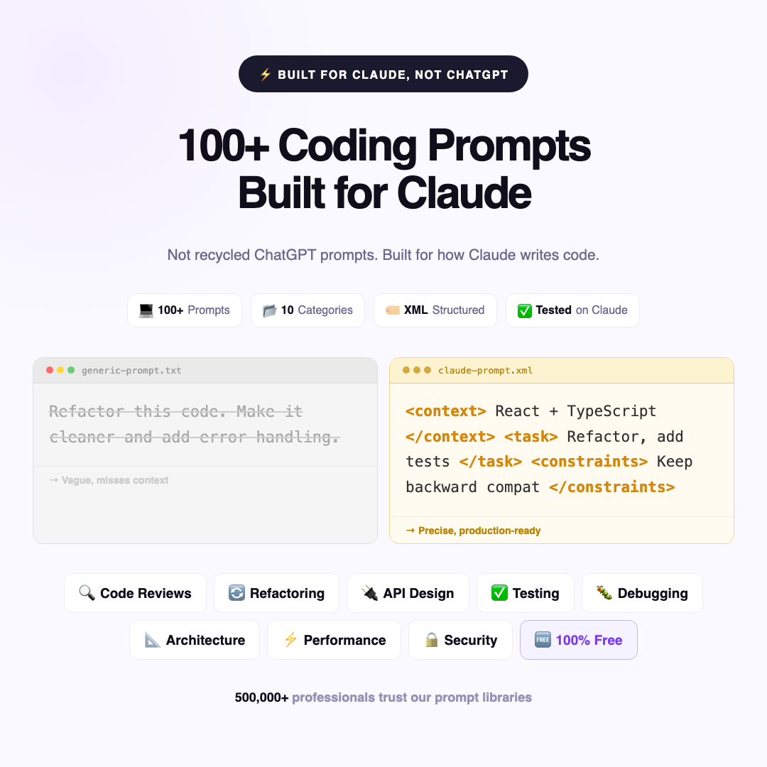 100+ Claude Coding Prompts preview
