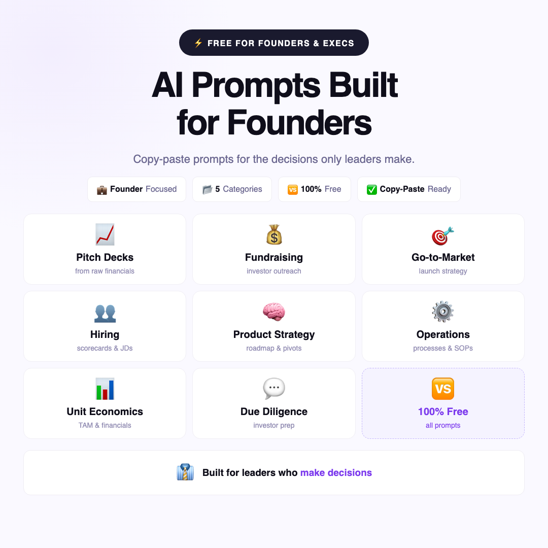 AI Prompts for Founders preview