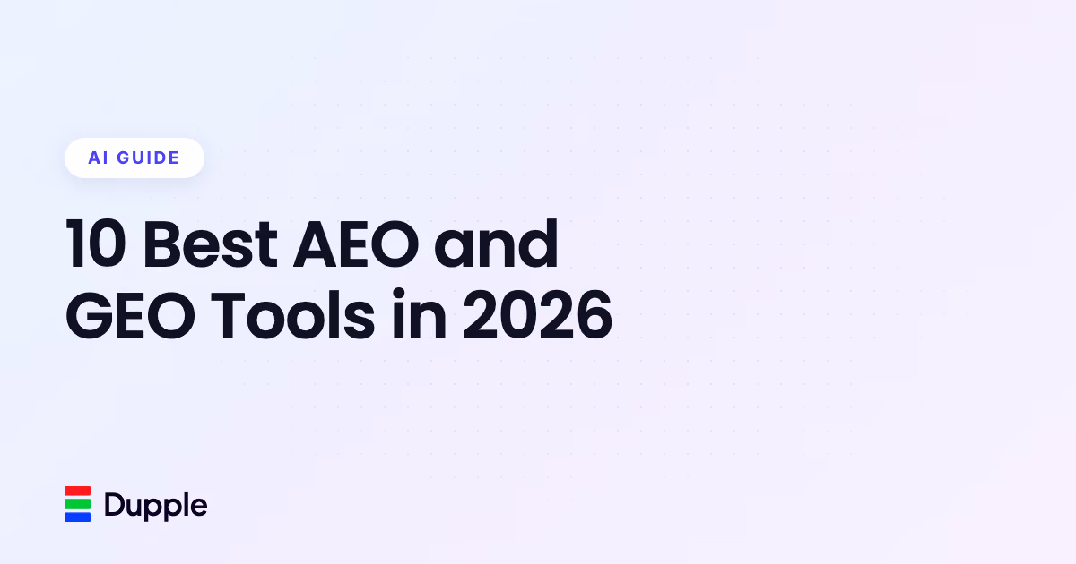 10 Best AEO and GEO Tools in 2026