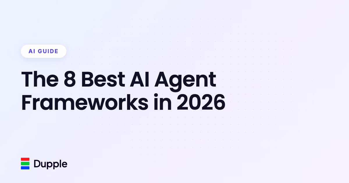 The 8 Best AI Agent Frameworks in 2026