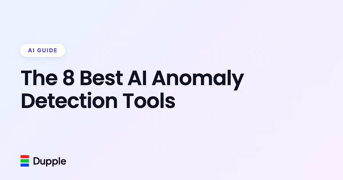 The 8 Best AI Anomaly Detection Tools (2026)