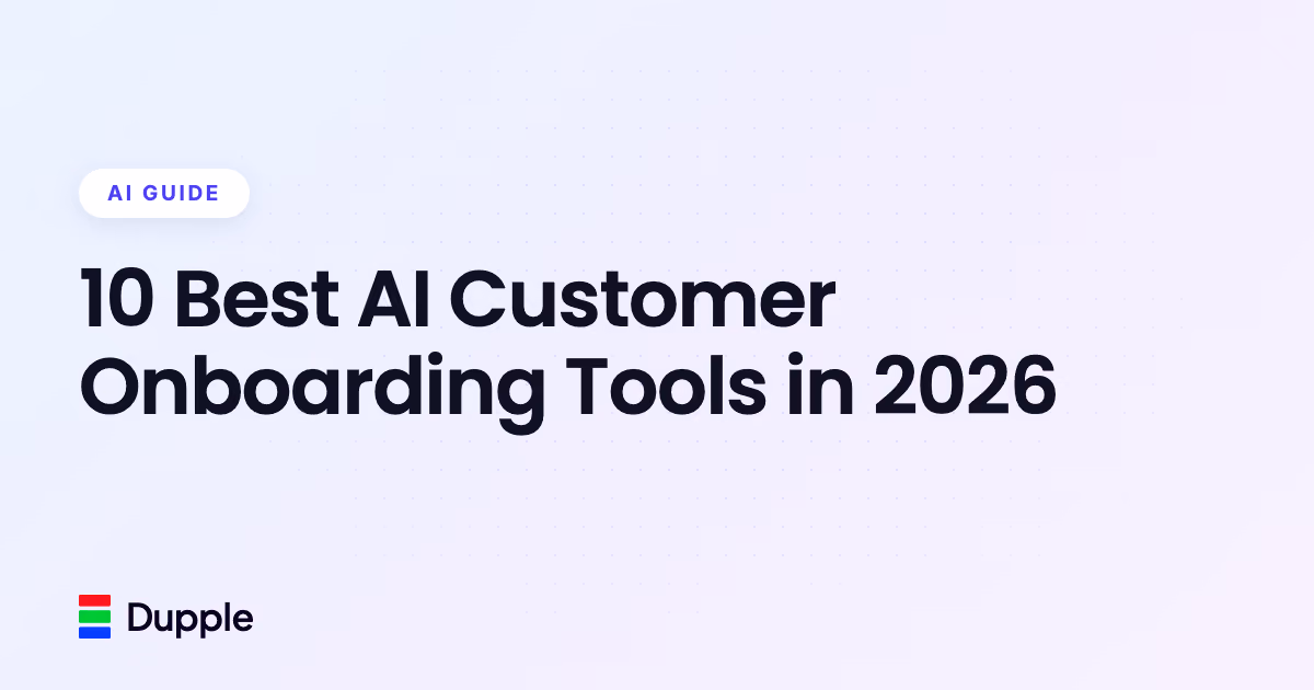 10 Best AI Customer Onboarding Tools in 2026