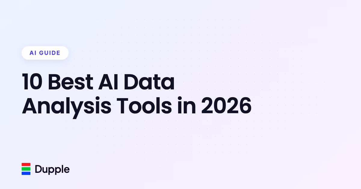 10 Best AI Data Analysis Tools in 2026
