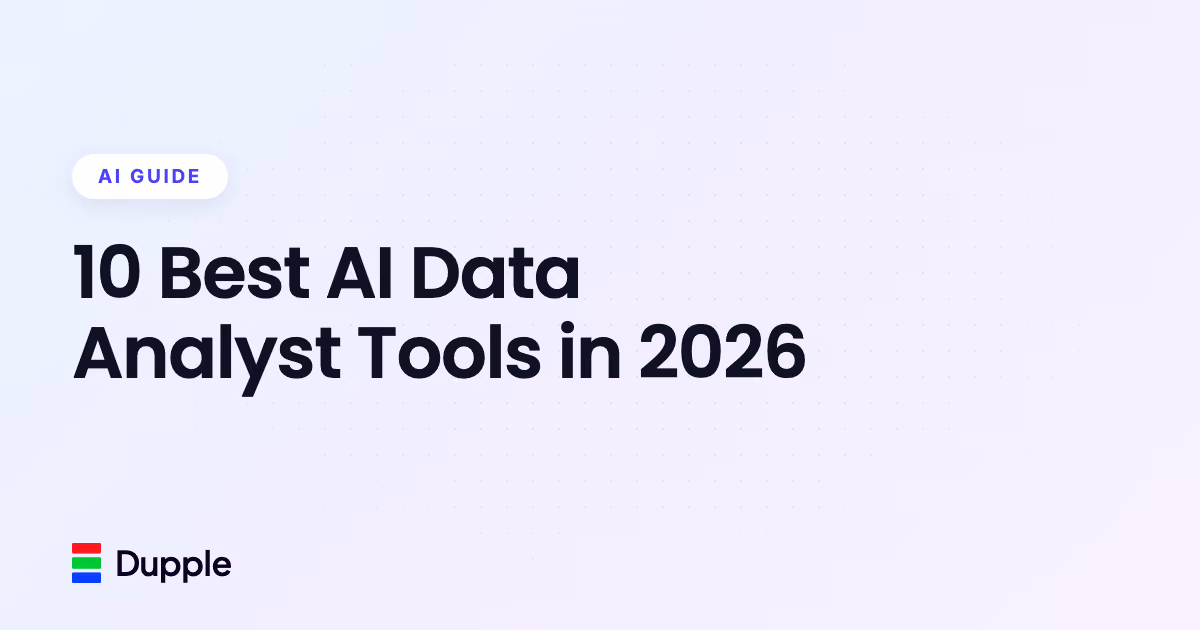 10 Best AI Data Analyst Tools in 2026