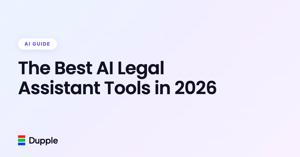The Best AI Legal Assistant Tools in 2026