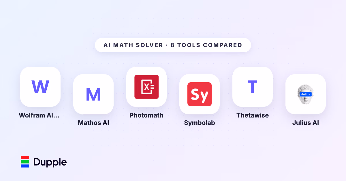 The Best AI Math Solver in 2026: 8 Tools Compared