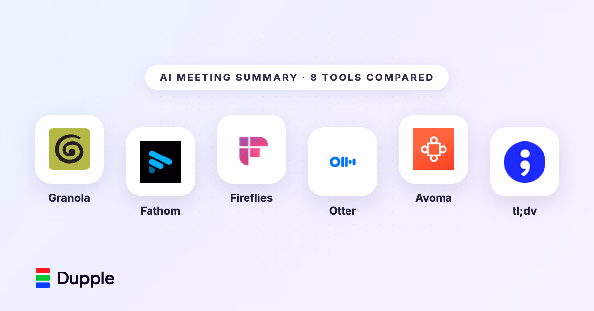The 8 Best AI Meeting Summary Tools in 2026