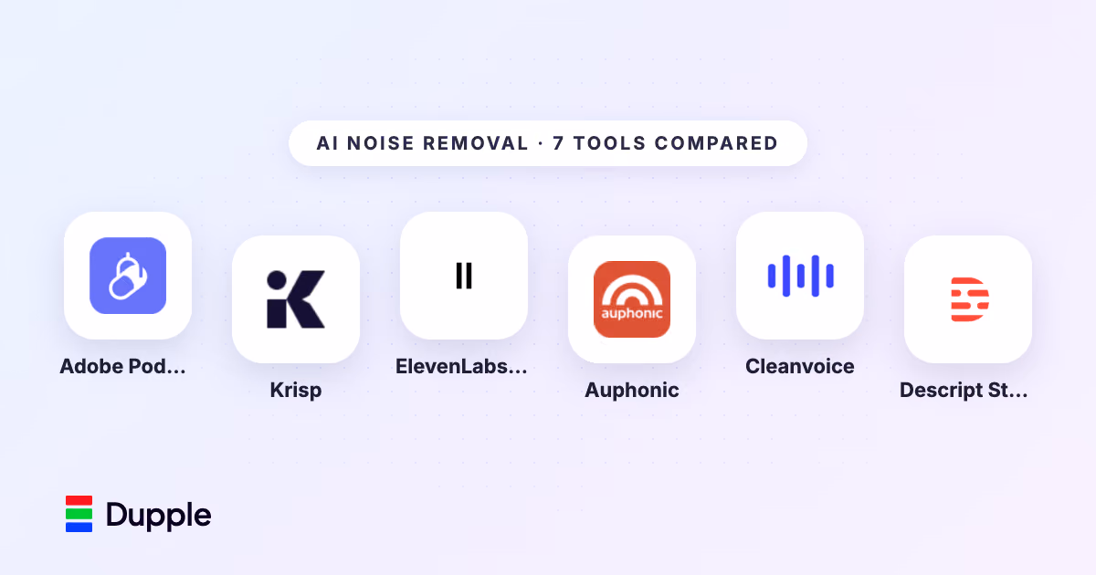 Best AI Noise Removal Tools (2026)