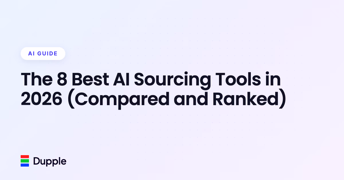 The 8 Best AI Sourcing Tools in 2026 (Compared and Ranked)