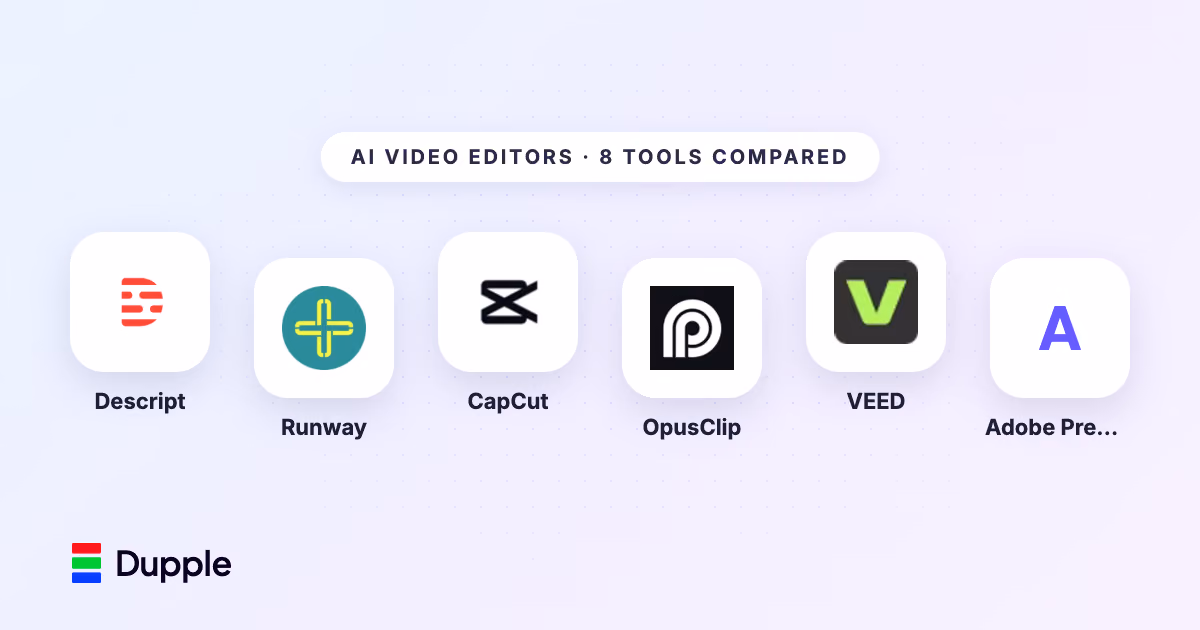 The 8 Best AI Video Editors in 2026 (Compared and Ranked)