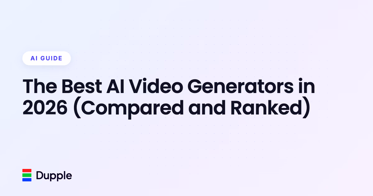 The Best AI Video Generators in 2026 (Compared and Ranked)