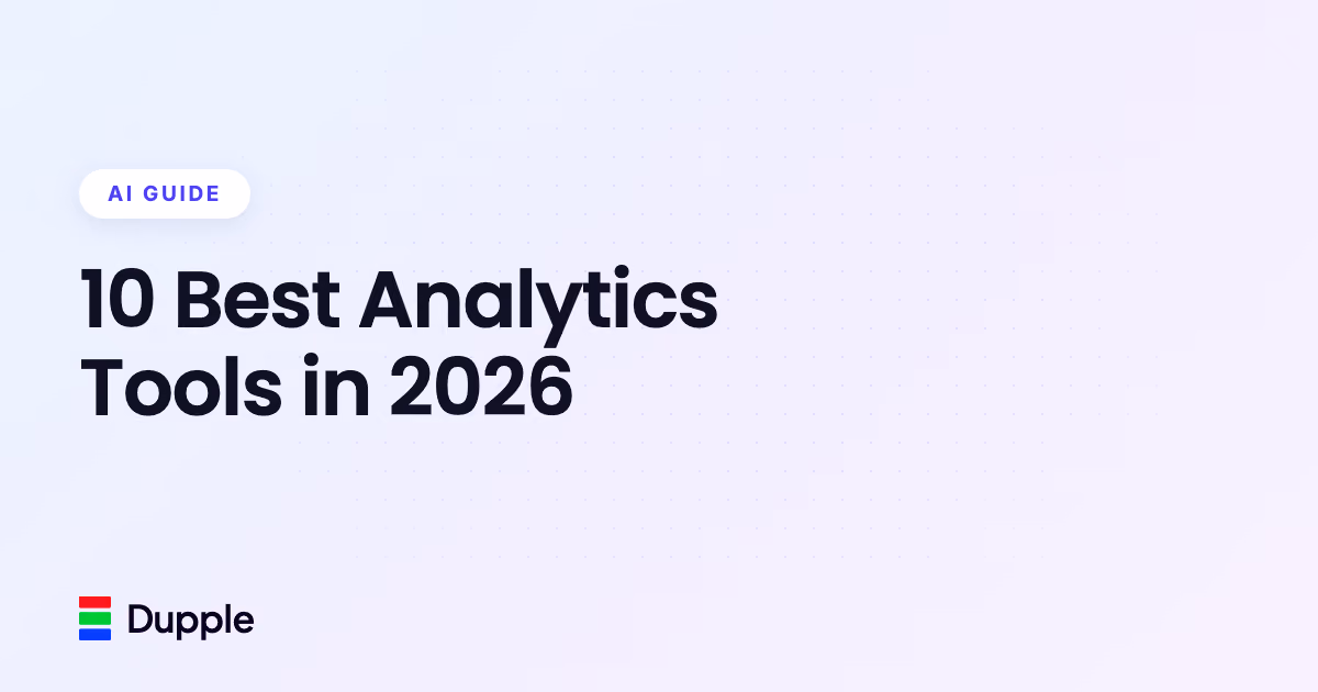 10 Best Analytics Tools in 2026