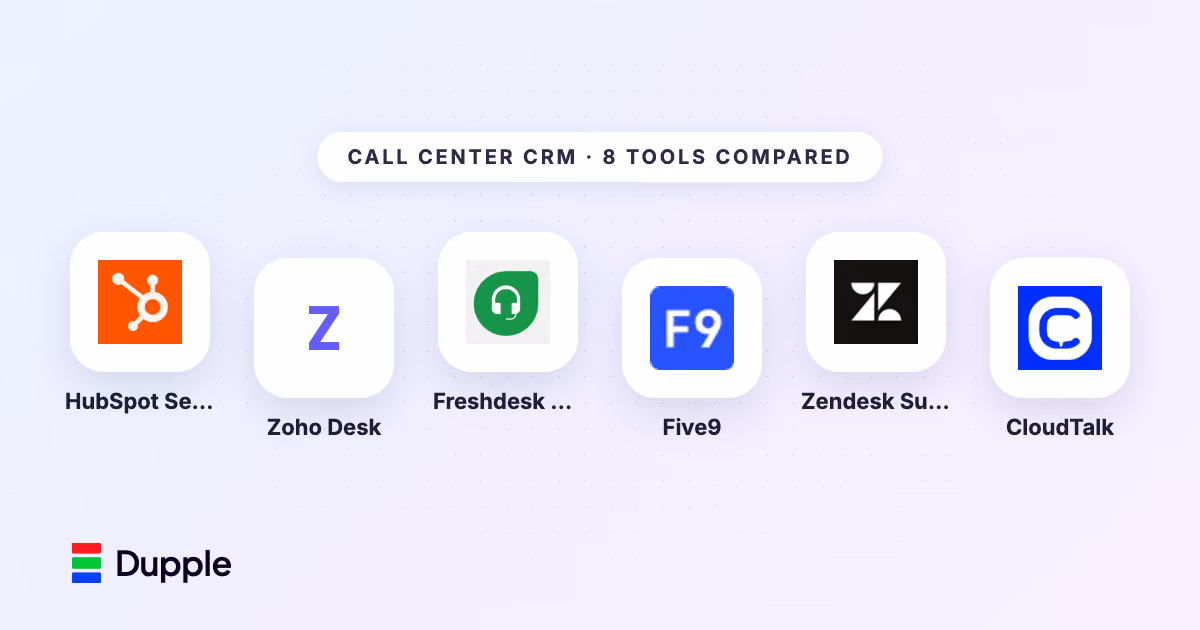 Best Call Center CRM Software in 2026: 8 Tools I'd Actually Recommend
