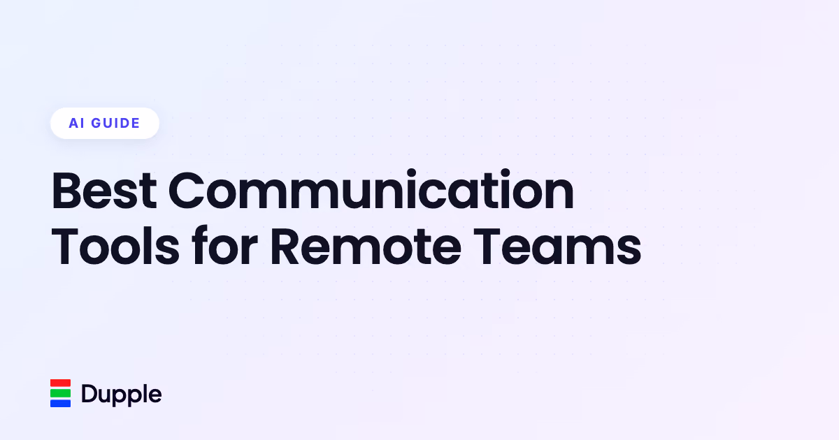 Best Communication Tools for Remote Teams (2026)