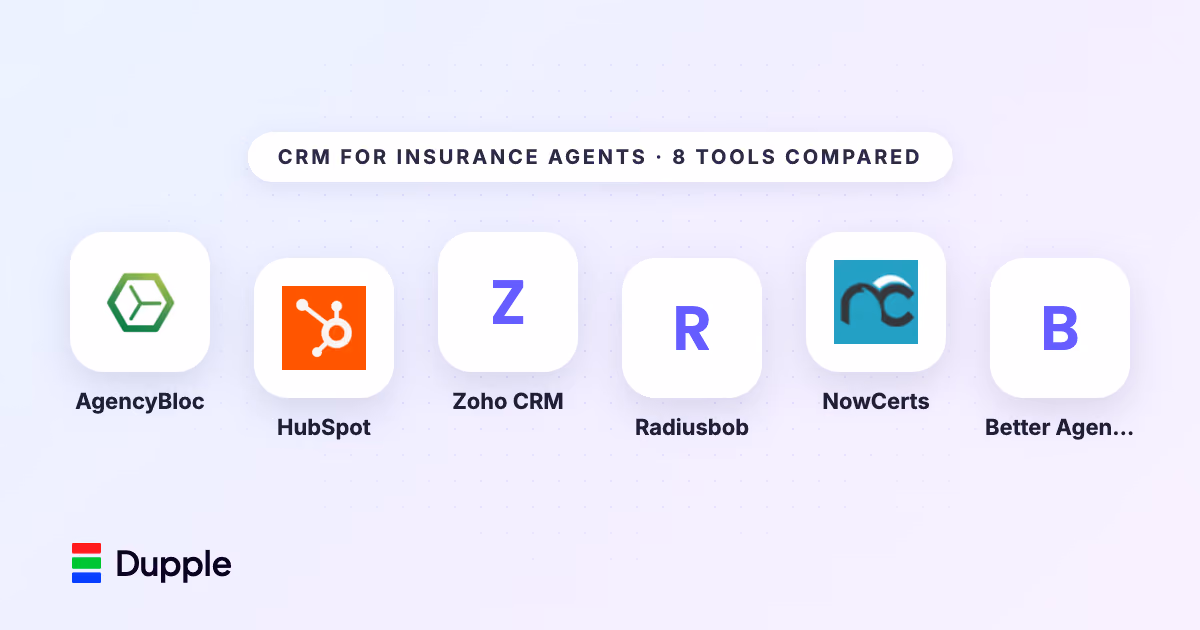 Best CRM for Insurance Agents (2026): 8 Tools I'd Actually Trust With Renewals