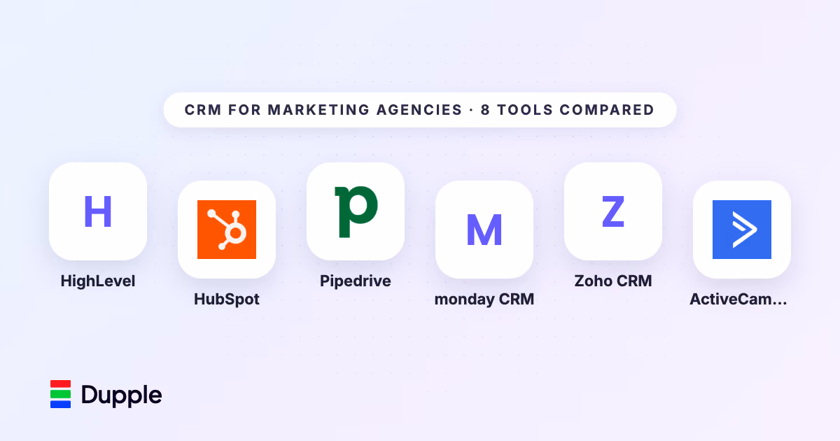 Best CRM for Marketing Agencies in 2026: 8 Tools I'd Actually Recommend