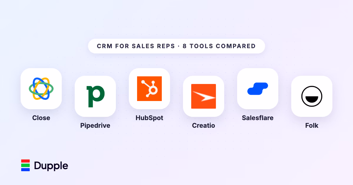 Best CRM for Sales Reps in 2026: 8 Tools Ranked by a Seller