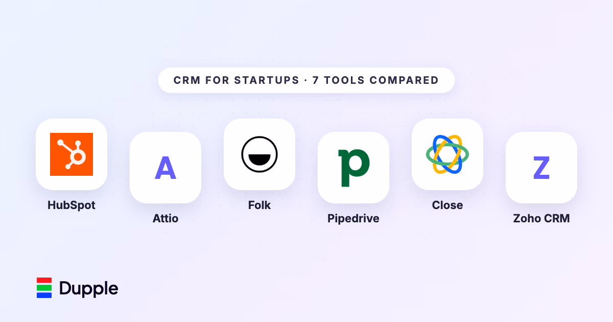 Best CRM for Startups in 2026 (Compared, With Real Pricing)