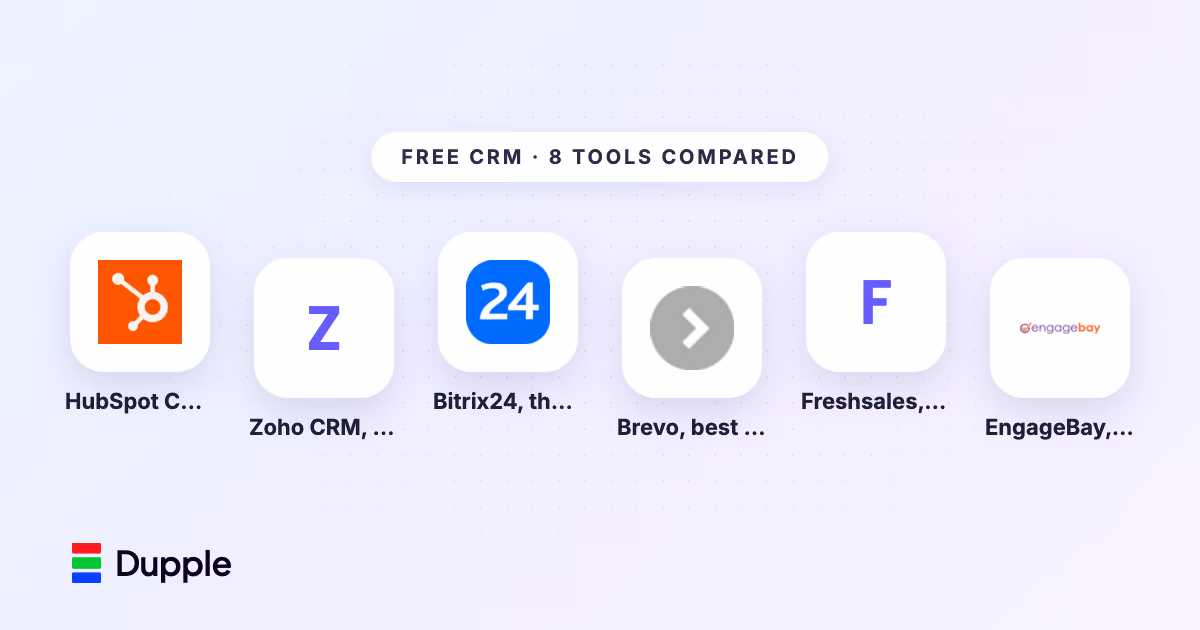 Best Free CRM Software in 2026: 8 Tools That Cost $0