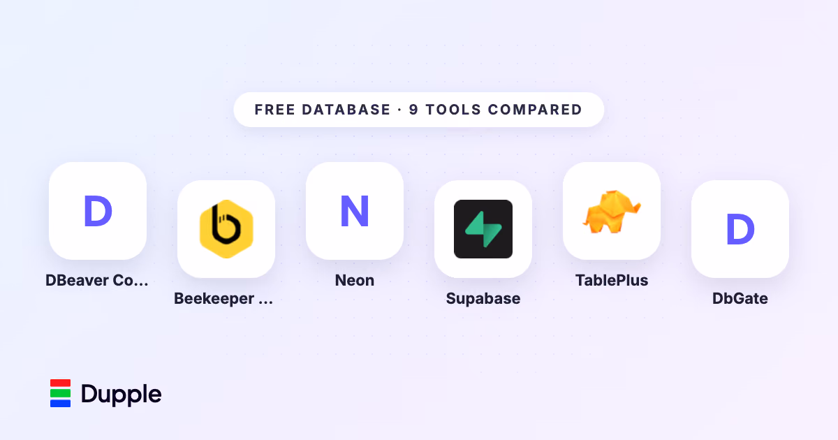Best Free Database Tools (2026): 9 I Actually Use