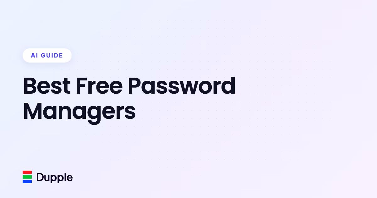 Best Free Password Managers (2026)