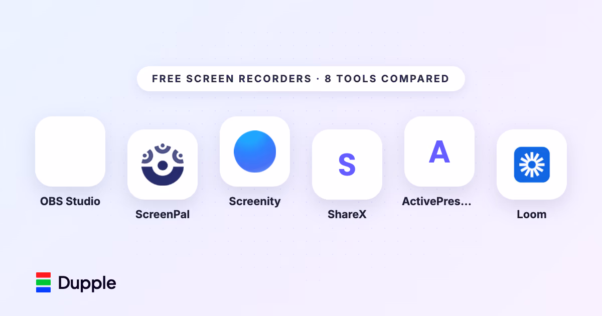Best Free Screen Recorders in 2026 (No Watermark)
