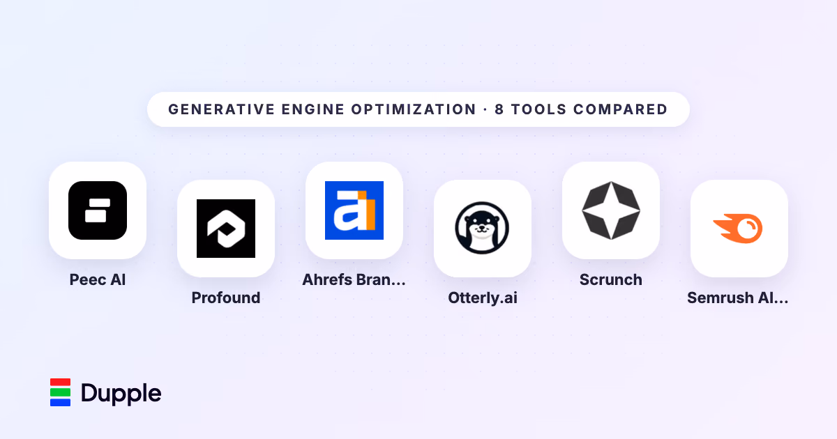 8 Best Generative Engine Optimization Tools in 2026