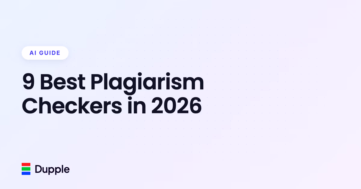 9 Best Plagiarism Checkers in 2026
