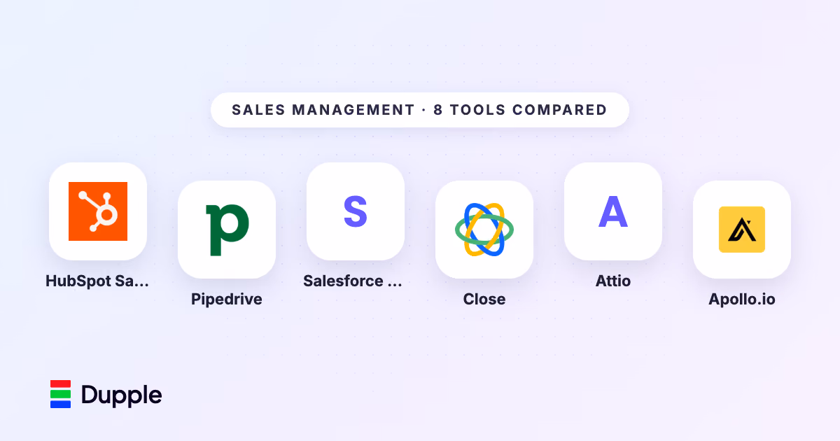 Best Sales Management Tools (2026): 8 Platforms Compared