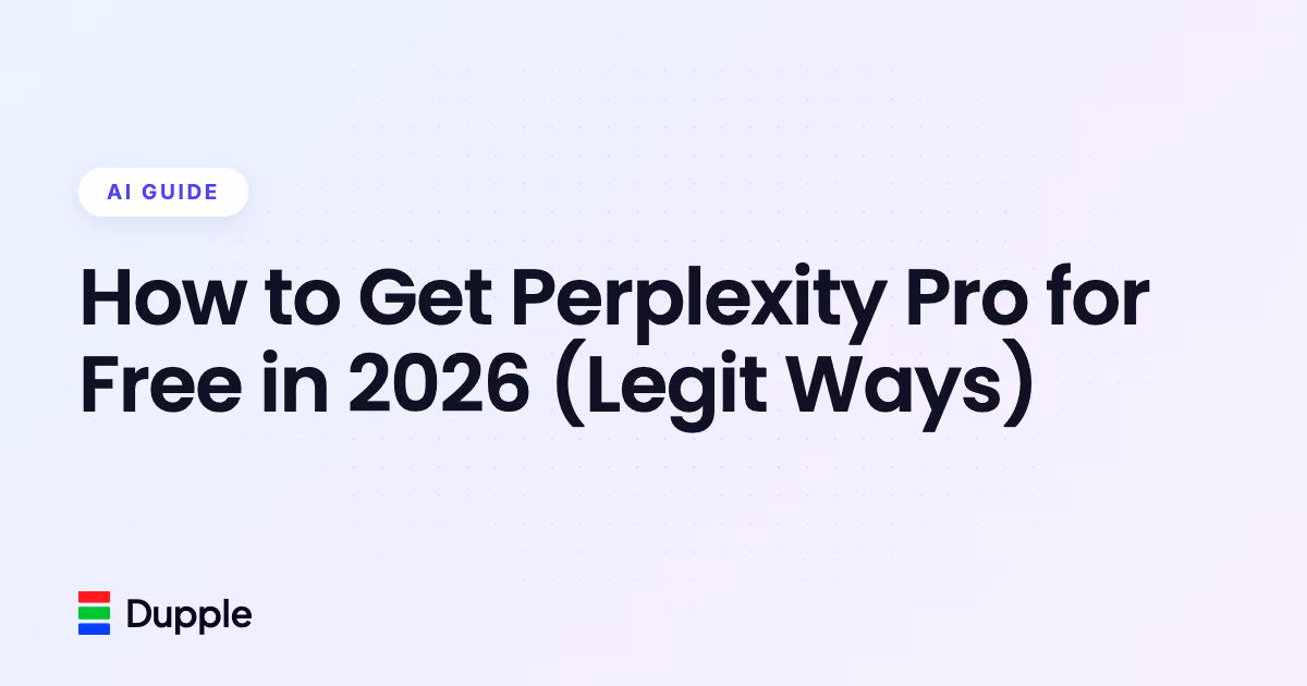 How to Get Perplexity Pro for Free in 2026 (Legit Ways)