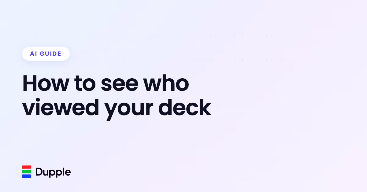 How to see who viewed your deck