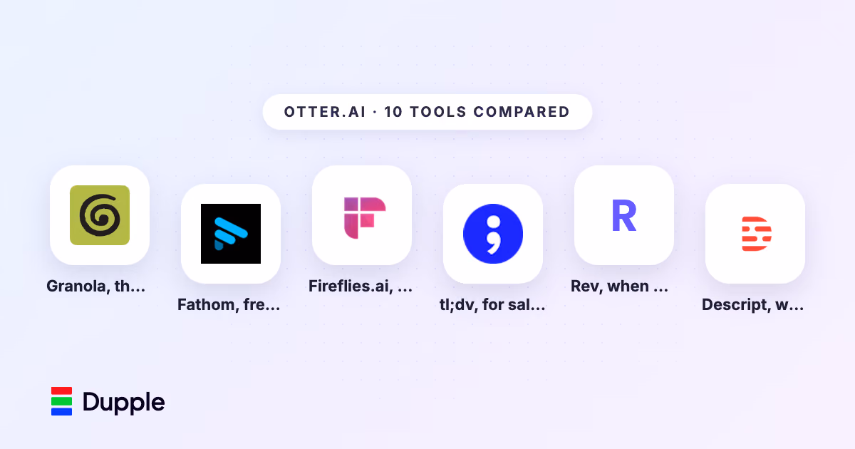 10 Best Otter.ai Alternatives in 2026