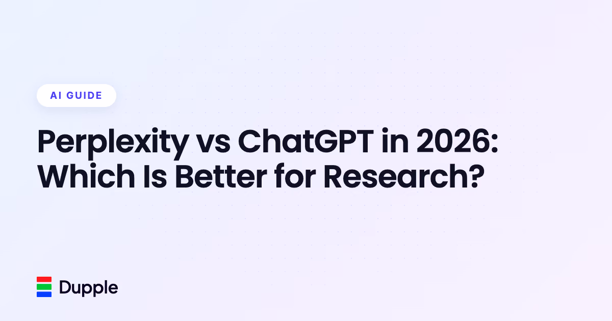 Perplexity vs ChatGPT in 2026: Which Is Better for Research?