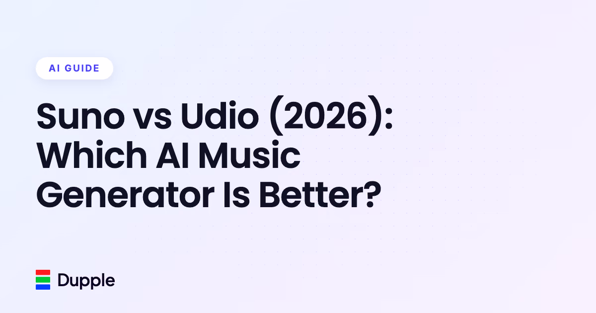 Suno vs Udio (2026): Which AI Music Generator Is Better?