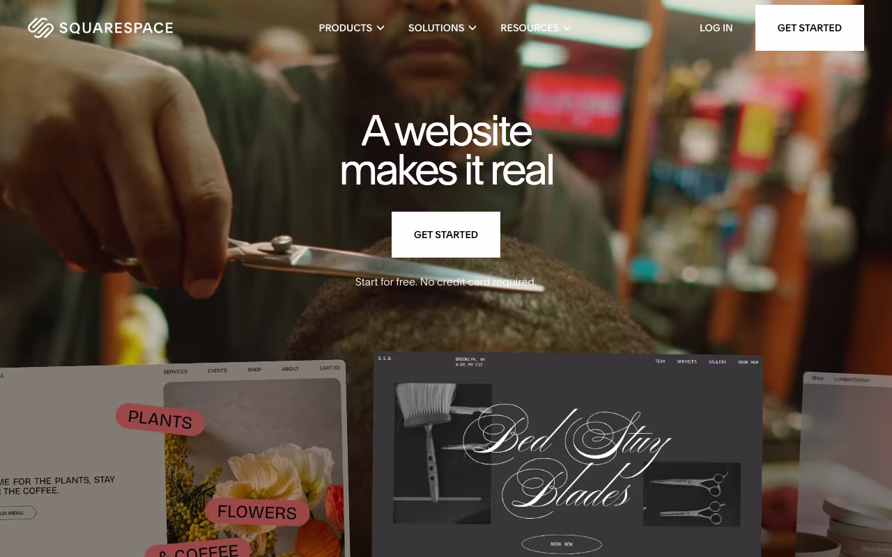 Squarespace website builder