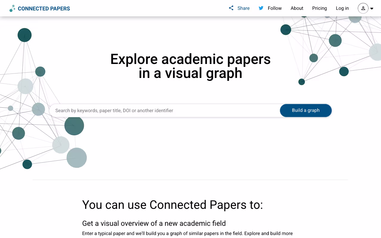 Connected Papers citation graph