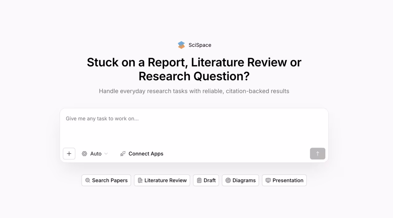 SciSpace research assistant