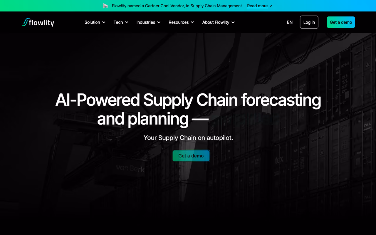 Flowlity homepage screenshot