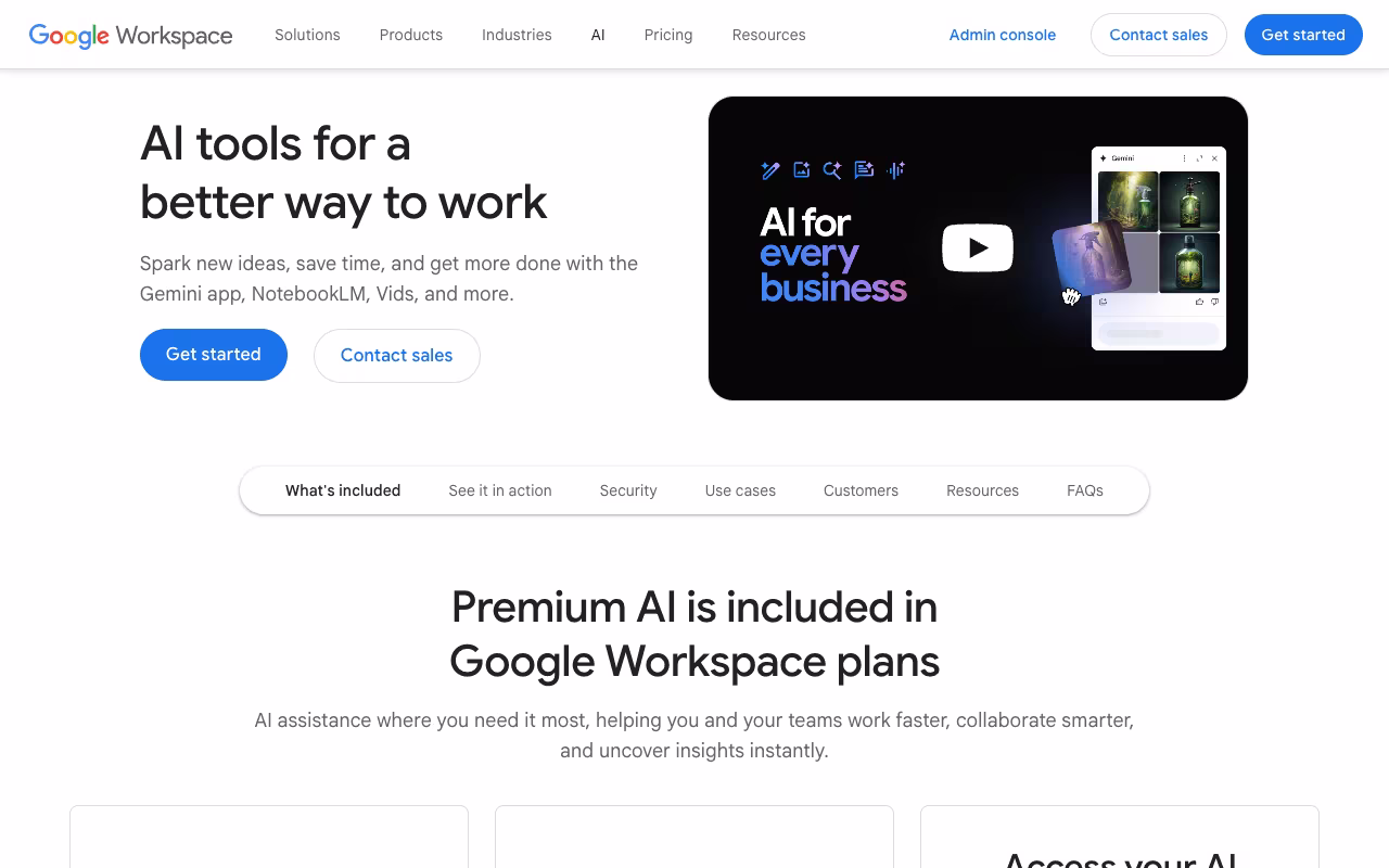 Google Workspace AI