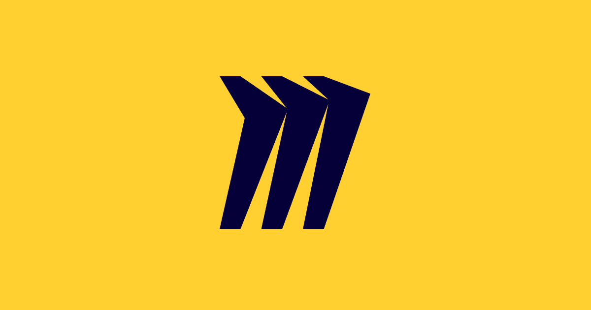 Miro logo on a yellow background