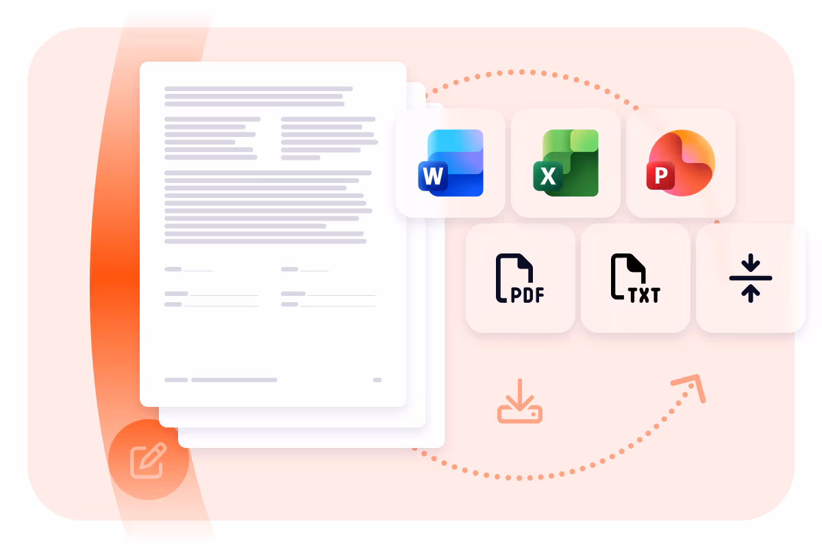 Nitro Automate converting a PDF to Word, Excel, PowerPoint and text