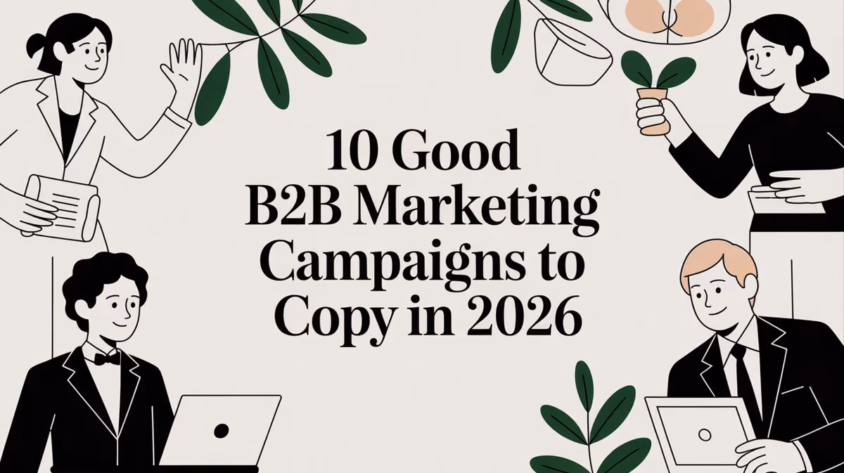 10 Good B2B Marketing Campaigns to Copy in 2026