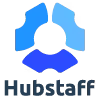 Hubstaff: tracking with a side of monitoring logo