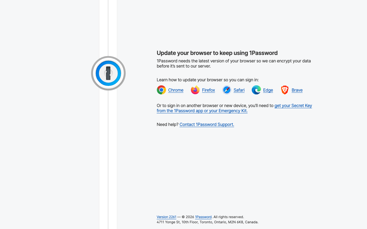 1Password productivity platform interface screenshot