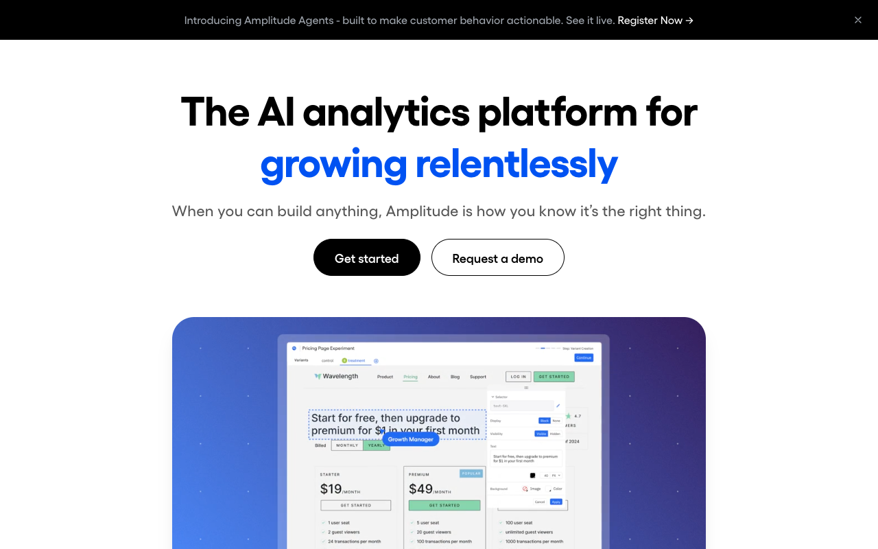 Amplitude screenshot