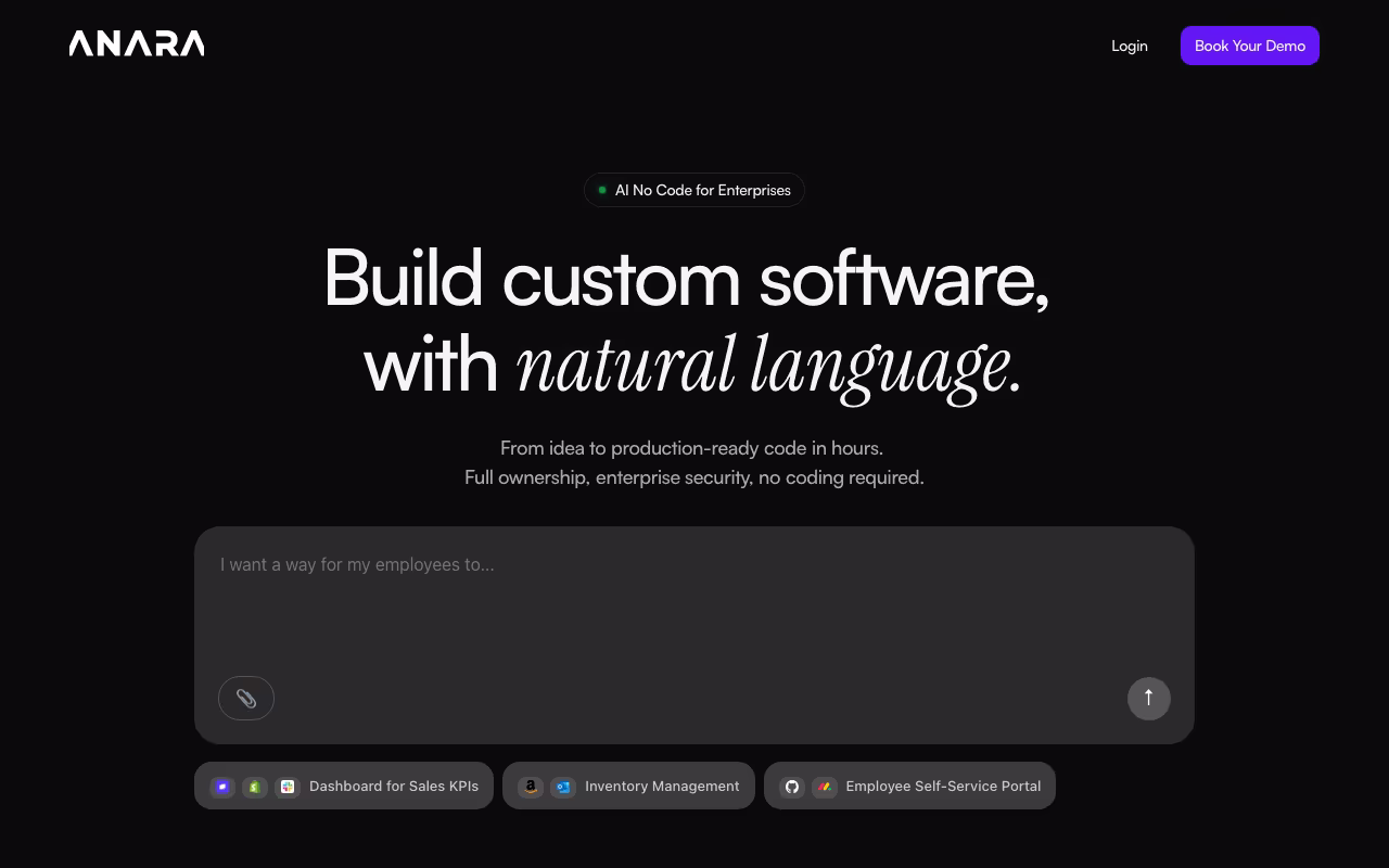 Anara AI educational platform interface screenshot