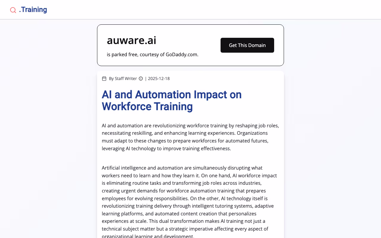 Auware marketing platform interface screenshot